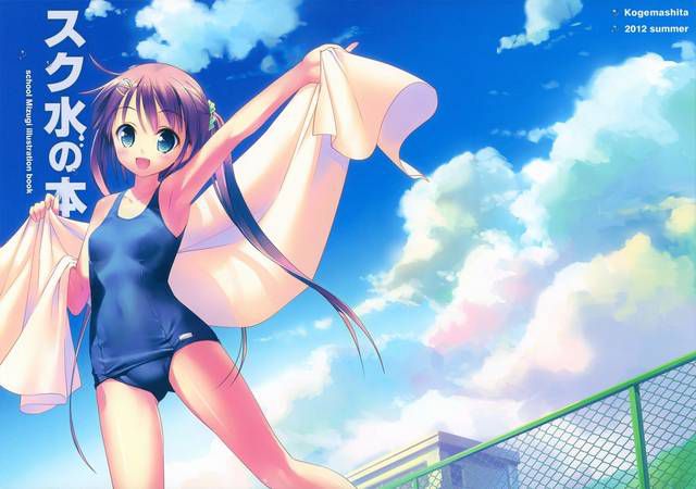 [57 pieces] Cute Erofeci image collection of two-dimensional, swimsuit girl. 35 46