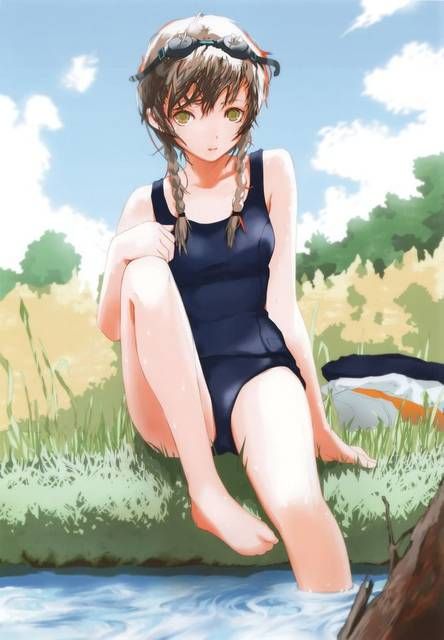 [57 pieces] Cute Erofeci image collection of two-dimensional, swimsuit girl. 35 8