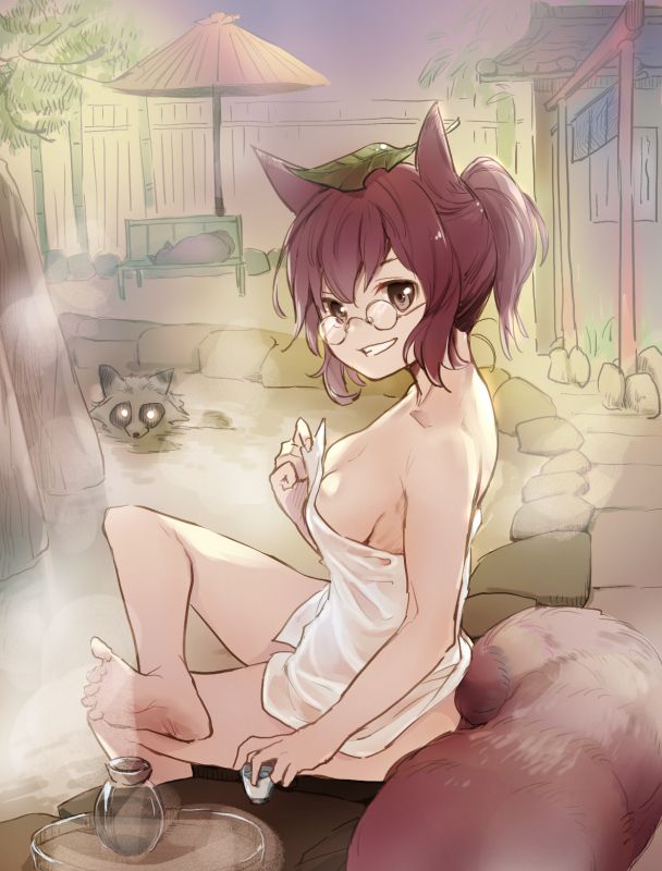 【Secondary erotica】Erotic image of a girl who entered together and took a bath that wanted to do something stupid 17