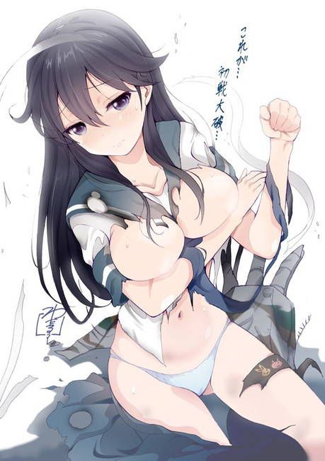 You can have a good dream in the second erotic image of Kantai 35