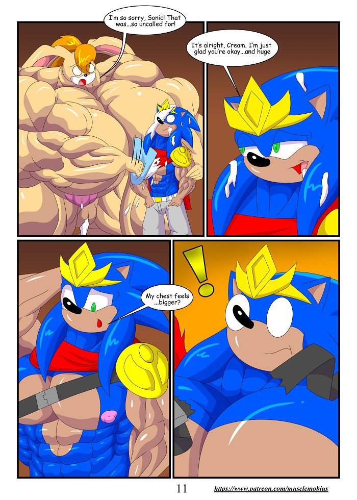[outlawG] Muscle Mobius Ch. 1-4 (Sonic The Hedgehog) [Ongoing] 86