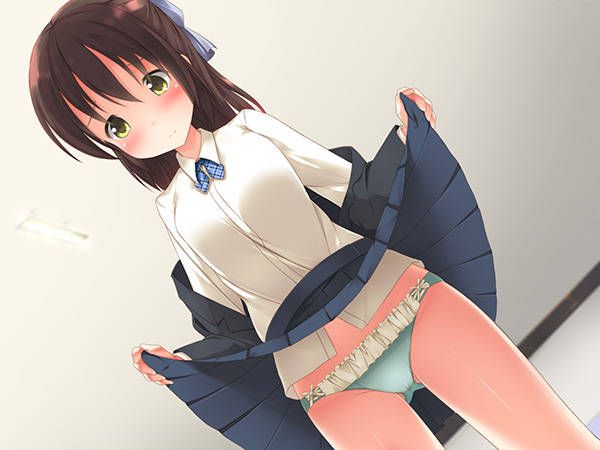 [Skirt] Beautiful girl who lift the skirt is moe erotic! Part 5 [2-d] 2