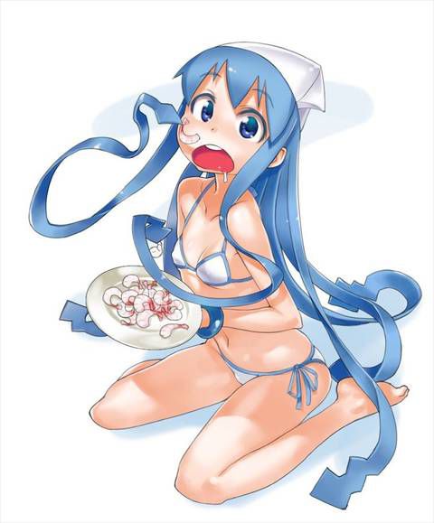 [107 photos] Invasion! About the secondary erotic image of squid daughter. 1 [squid-chan] 100