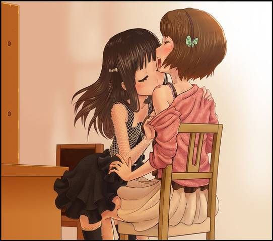 [55 pieces] lesbian Yuri Girls erotic images Collection! 40 5