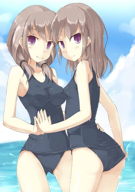 [57 sheets] Two-dimensional, the end of summer swimsuit girl fetish image. 23 12