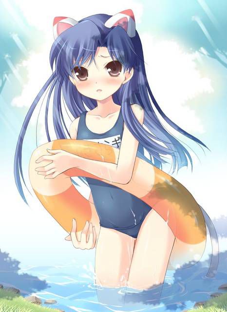 [57 sheets] Two-dimensional, the end of summer swimsuit girl fetish image. 23 41