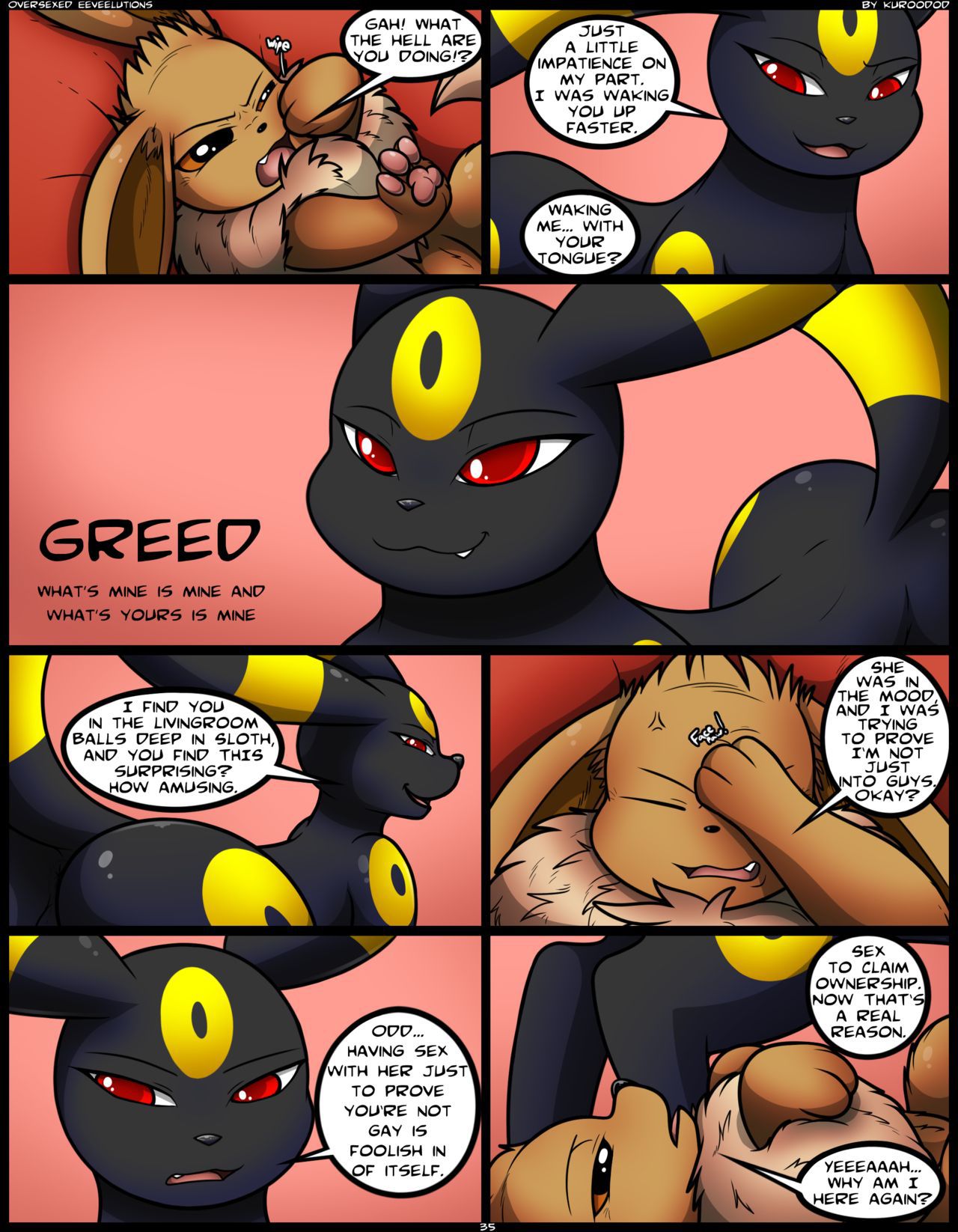 [Kuroodod] Oversexed Eeveelutions Vol. 1(Pokemon) 35