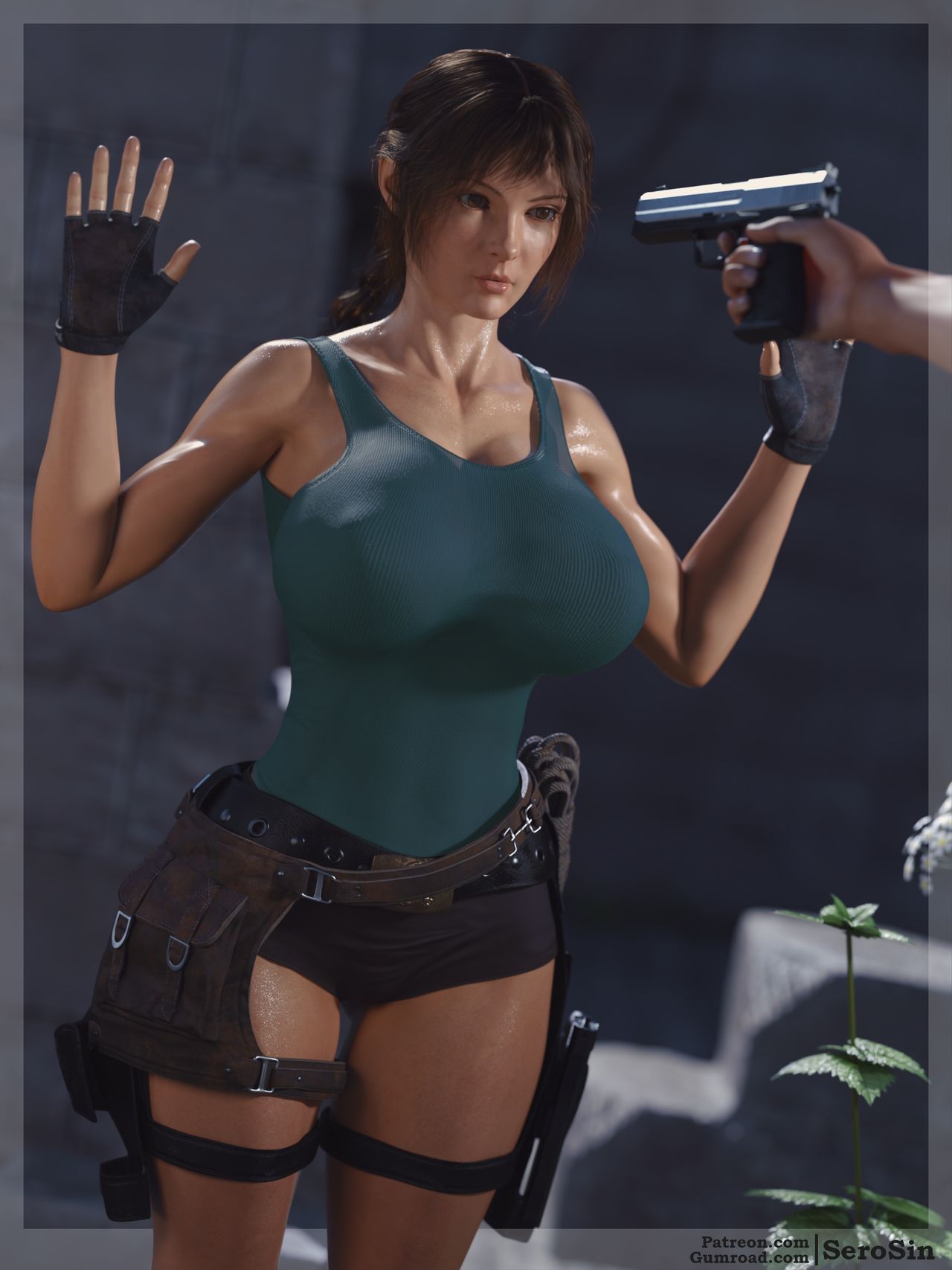 [SeroSin] Lara Croft: Captured 9