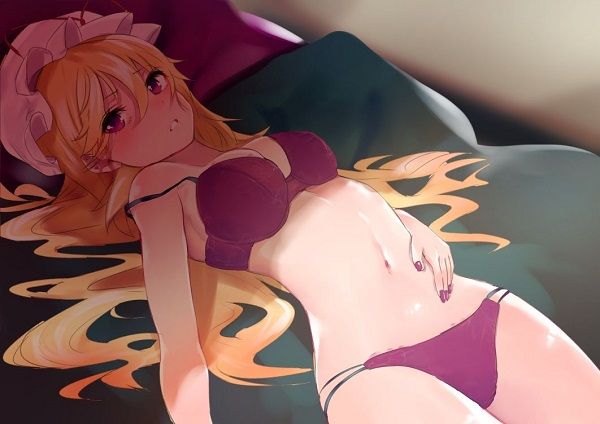 【Erotic Anime Summary】 Beautiful women and beautiful girls wearing sexy and lewd purple underwear 【Secondary erotic】 16