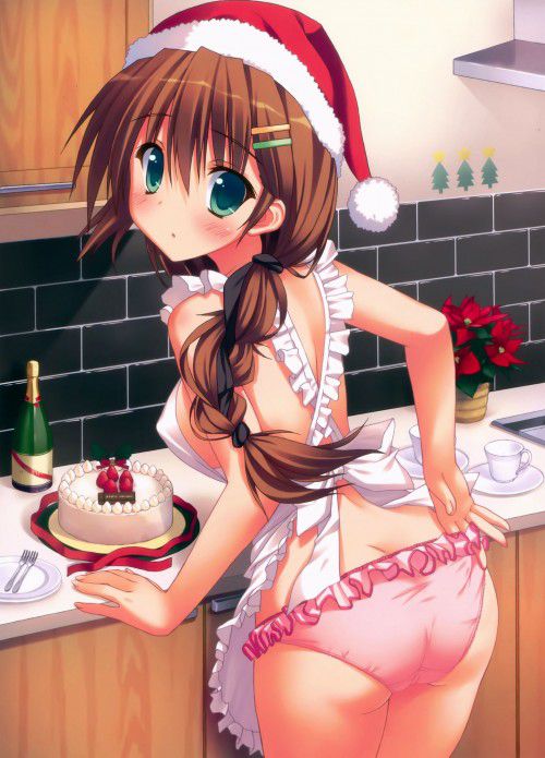 【Erotic Anime Summary】 Beautiful girls and beautiful girls wearing costume naked aprons who are seducing to have sex 【Secondary erotic】 10