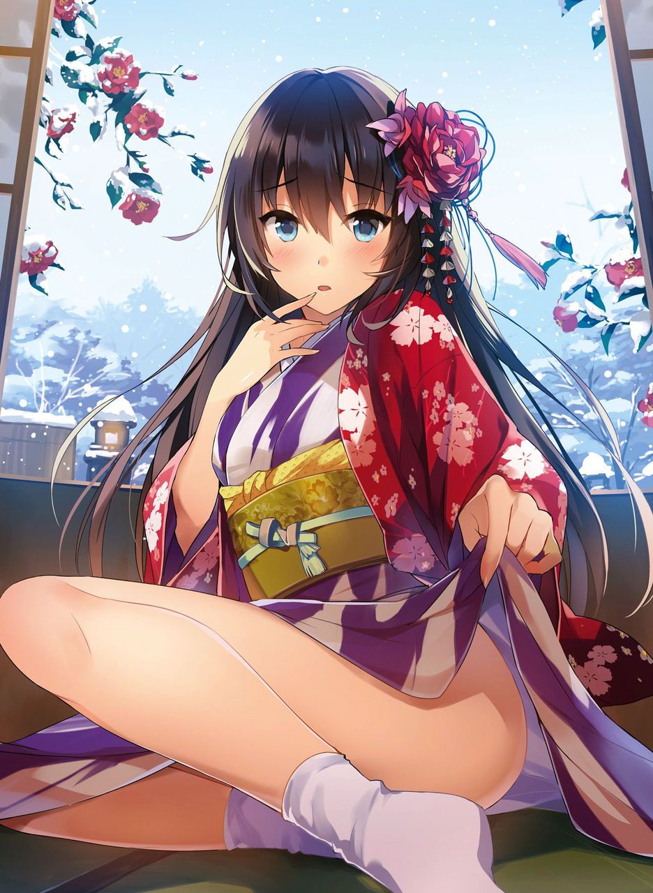 [Kimono] It's New Year! Let's start with the princess in Japanese Kimono/Miko 4 [2-d] 18