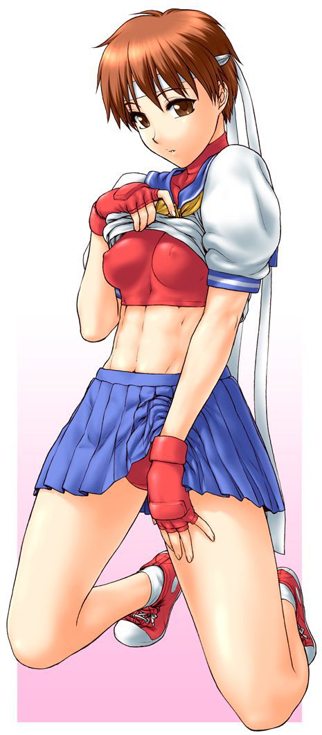 【Street Fighter】Erotic image of Sakura Kasugano, who wants to appreciate according to the erotic voice of the voice actress 16