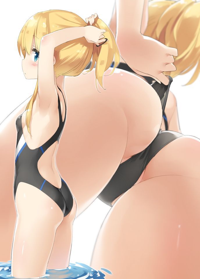 【Secondary Erotic】 Erotic image of a naughty girl fixing a swimsuit or pants that has been eaten up is here 24