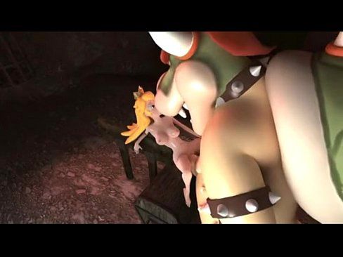 Princess Peach fucked by Bowser - 5 min 17