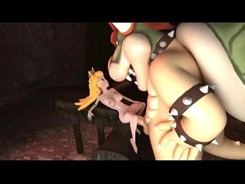 Princess Peach fucked by Bowser - 5 min 18