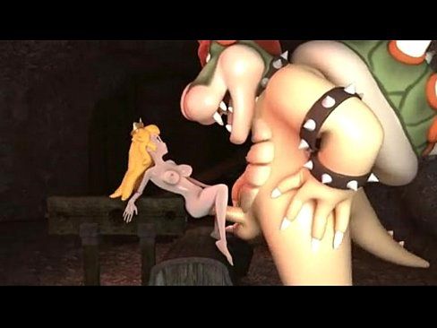 Princess Peach fucked by Bowser - 5 min 21