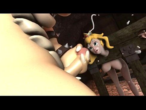 Princess Peach fucked by Bowser - 5 min 30