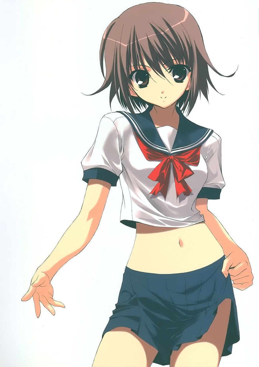 Two-dimensional beautiful girl uniform cute picture 18