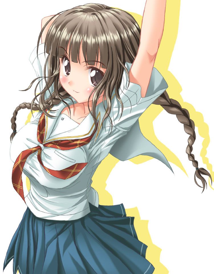 Two-dimensional beautiful girl uniform cute picture 19