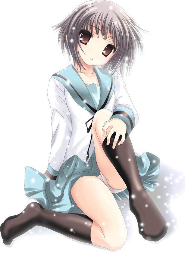 Two-dimensional beautiful girl uniform cute picture 5