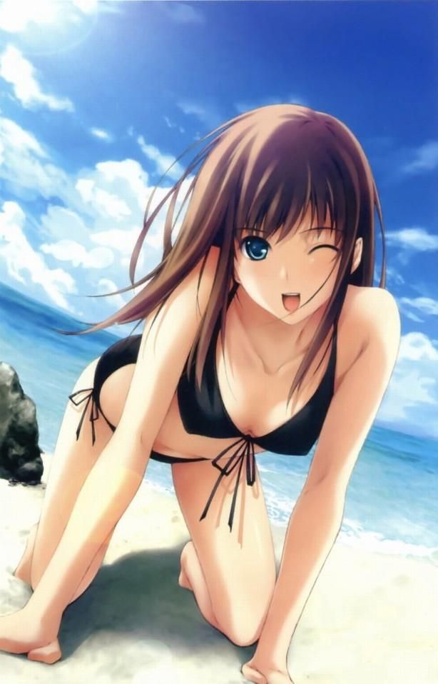[Second swimsuit] sea and swimsuit and pretty and... 1
