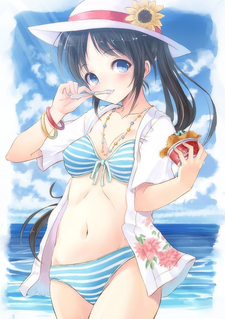 [Second swimsuit] sea and swimsuit and pretty and... 9