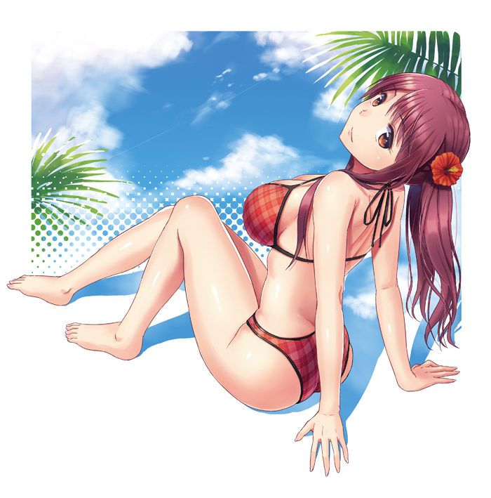 [Secondary, swimsuit] because you cannot go to the sea by typhoon, you have to collect a swimsuit girl image of secondary!? S 14