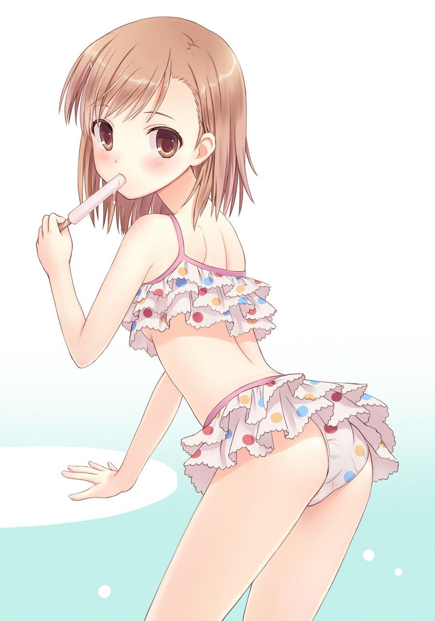 [Secondary, swimsuit] because you cannot go to the sea by typhoon, you have to collect a swimsuit girl image of secondary!? S 16