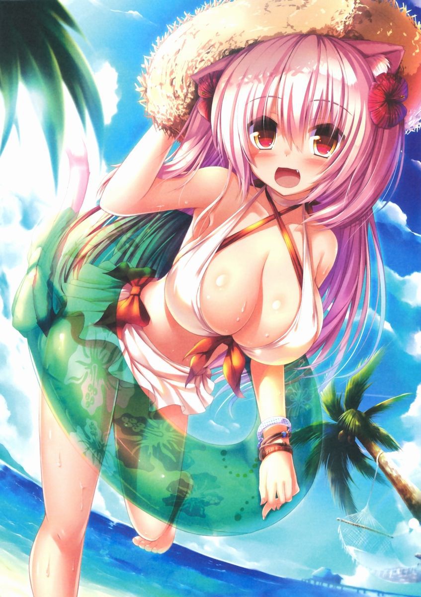 [Secondary, swimsuit] because you cannot go to the sea by typhoon, you have to collect a swimsuit girl image of secondary!? S 18