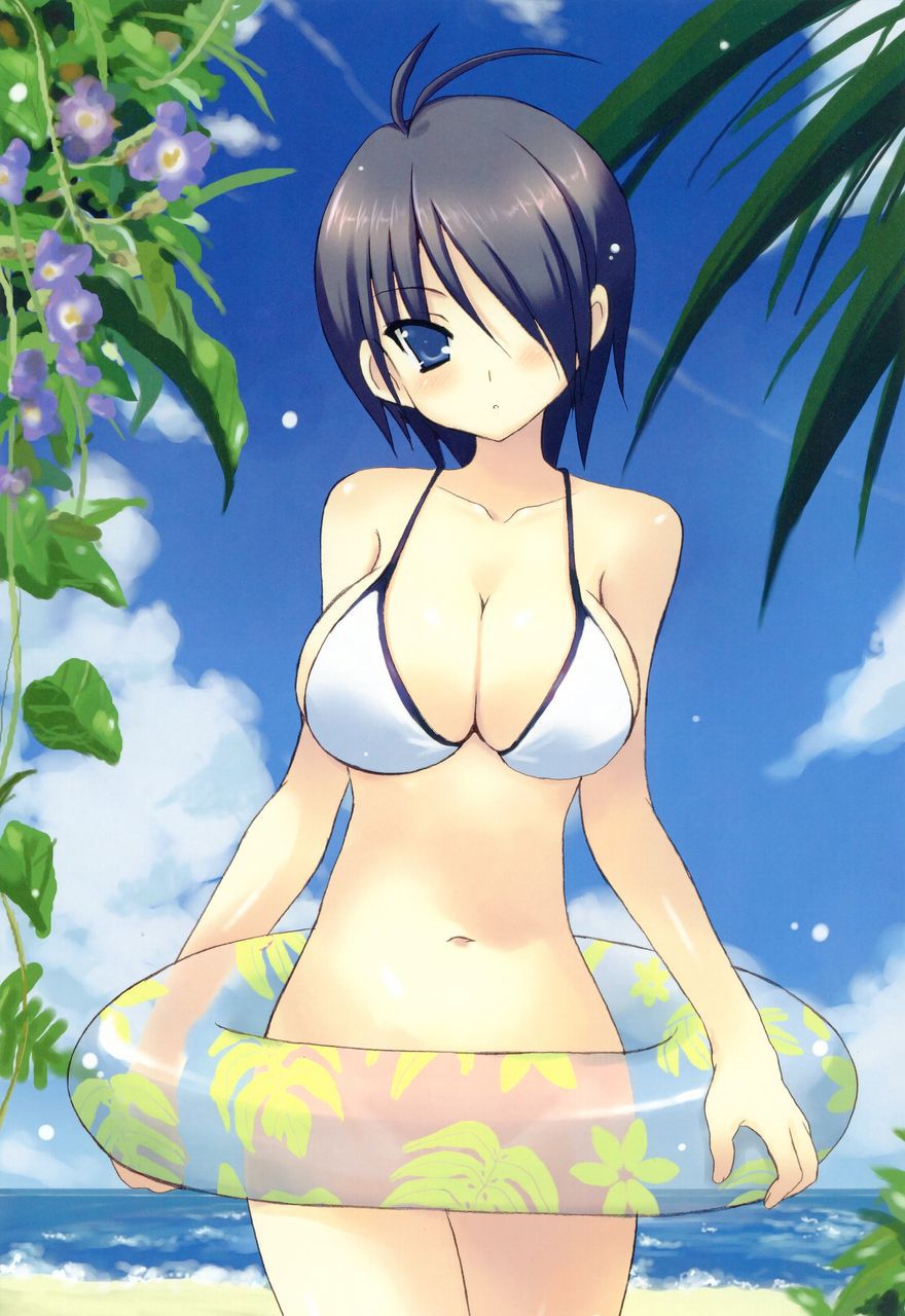 [Secondary, swimsuit] because you cannot go to the sea by typhoon, you have to collect a swimsuit girl image of secondary!? S 5