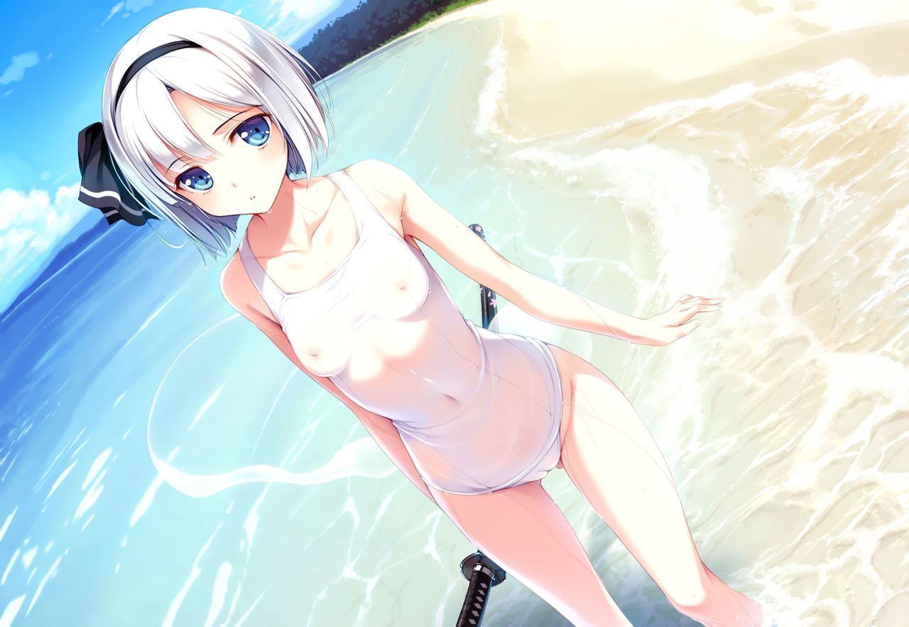 [Secondary swimsuit] The line of the buttocks and thighs is transcendence erotic, school swimsuit erotic image part1 10