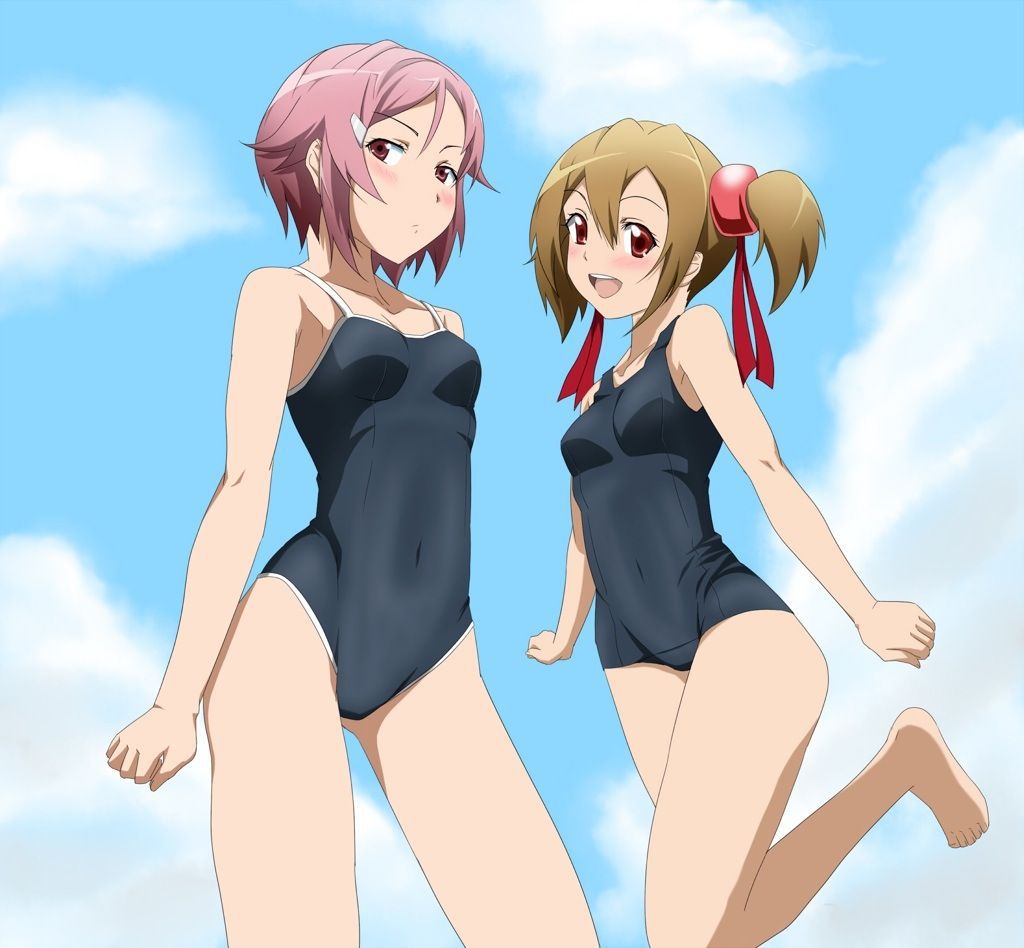 [Secondary swimsuit] The line of the buttocks and thighs is transcendence erotic, school swimsuit erotic image part1 14