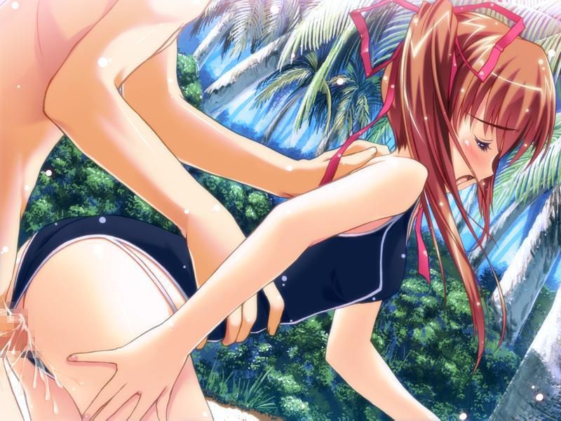 [Secondary swimsuit] The line of the buttocks and thighs is transcendence erotic, school swimsuit erotic image part1 17
