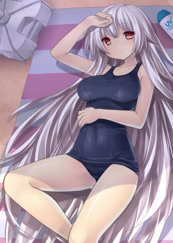 [Secondary swimsuit] The line of the buttocks and thighs is transcendence erotic, school swimsuit erotic image part1 2
