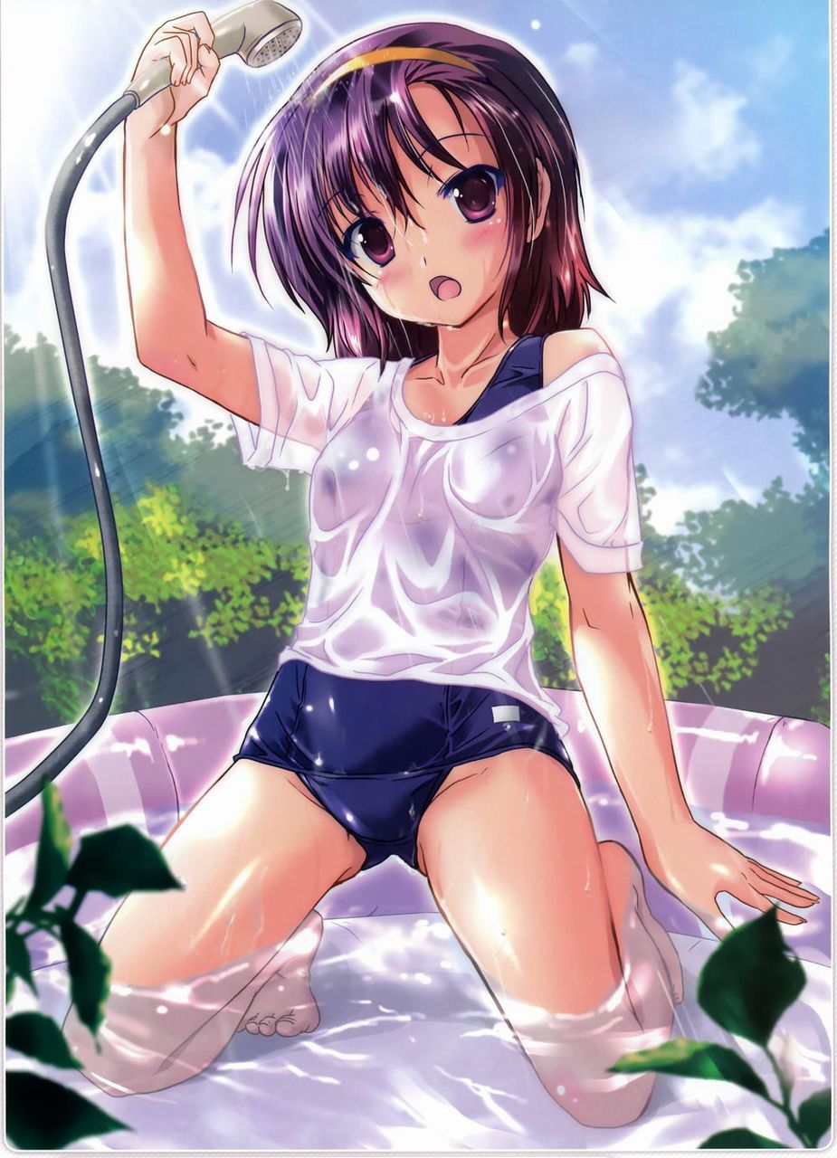 [Secondary swimsuit] The line of the buttocks and thighs is transcendence erotic, school swimsuit erotic image part1 9