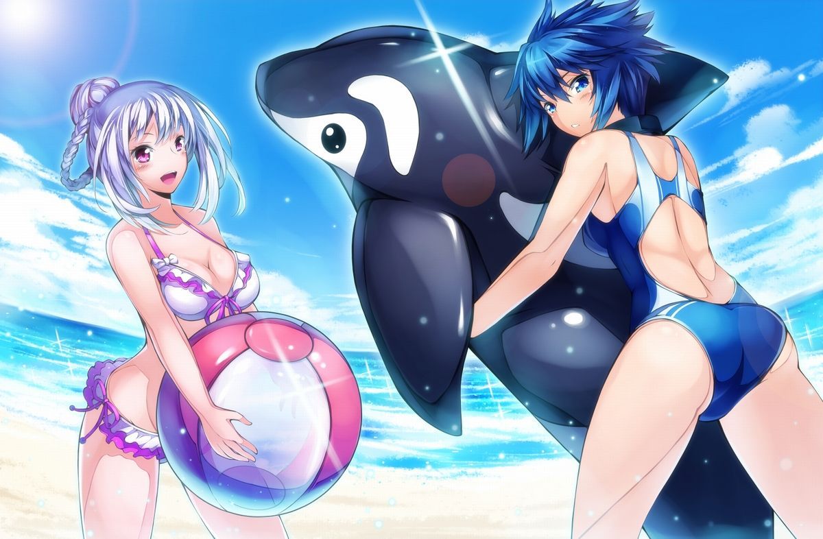 [Secondary swimsuit] Oh, I wanted to go with such a cute girl and the sea or the pool. Part3 2
