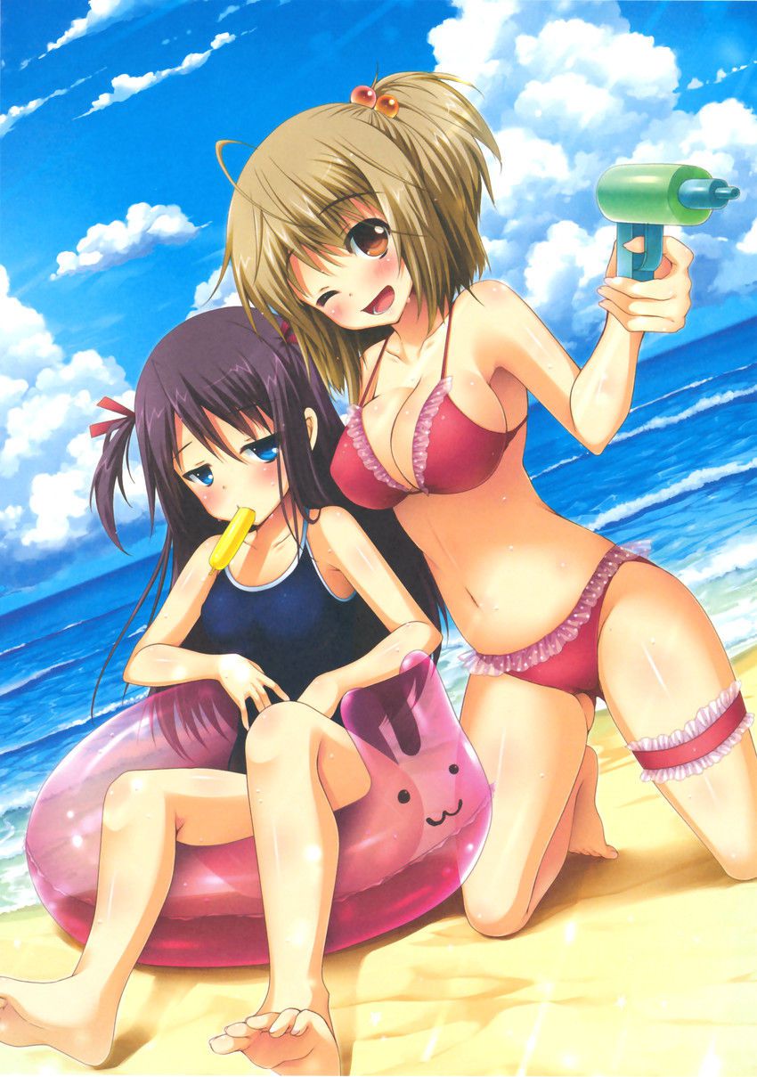 [Secondary swimsuit] Oh, I wanted to go with such a cute girl and the sea or the pool. Part3 23