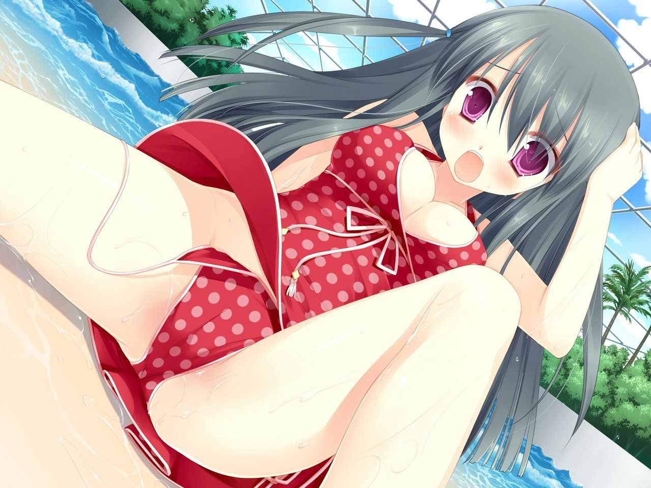 [Secondary swimsuit] Oh, I wanted to go with such a cute girl and the sea or the pool. Part3 25