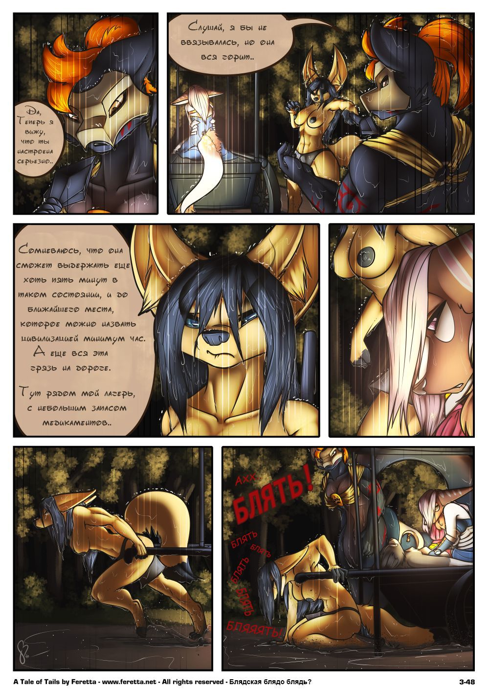 A tail of tails 3 [rus] [Yahony] 49