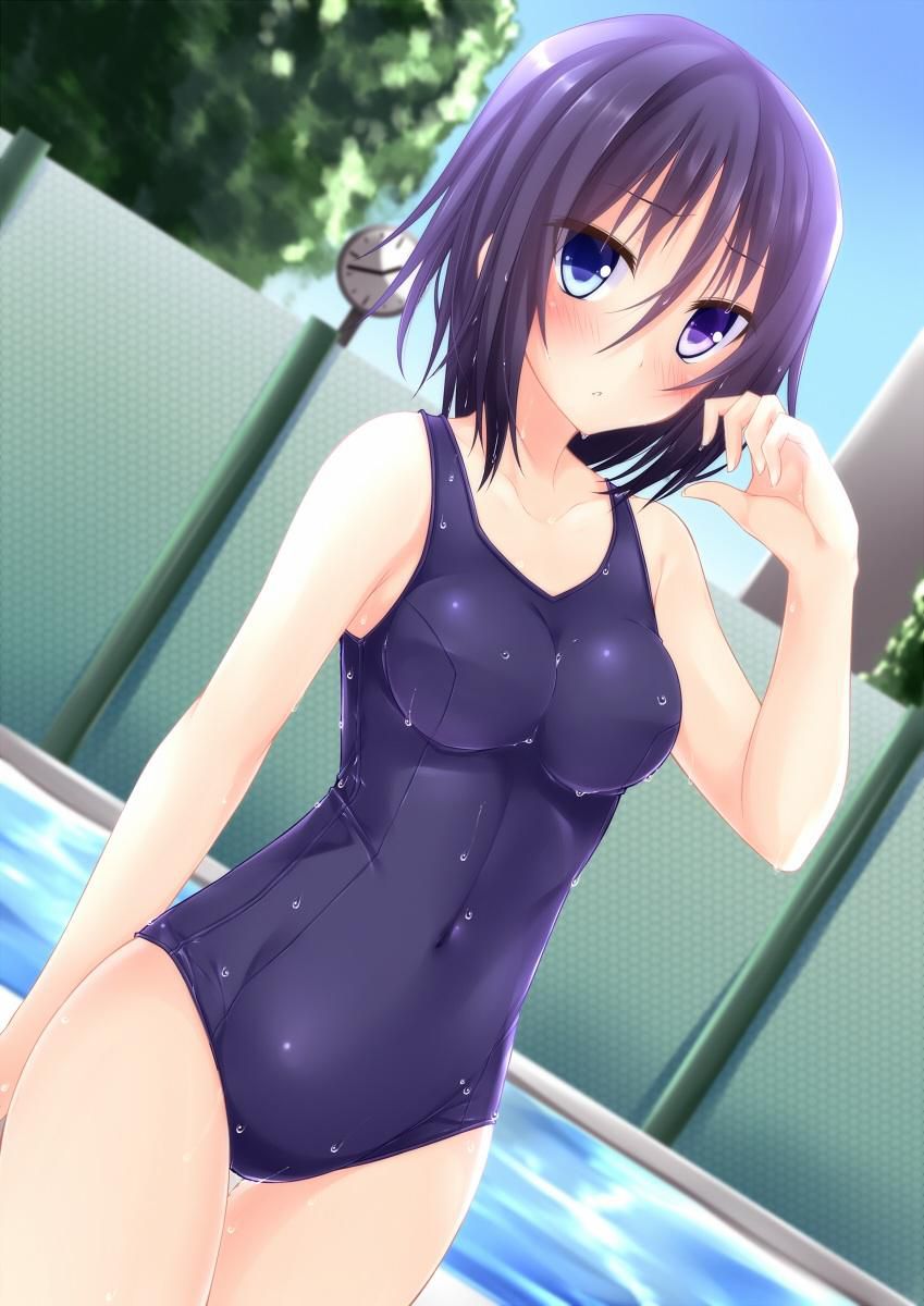 [Secondary, swimsuit] because summer vacation is also the end, girl image Part2 School swimsuit 2