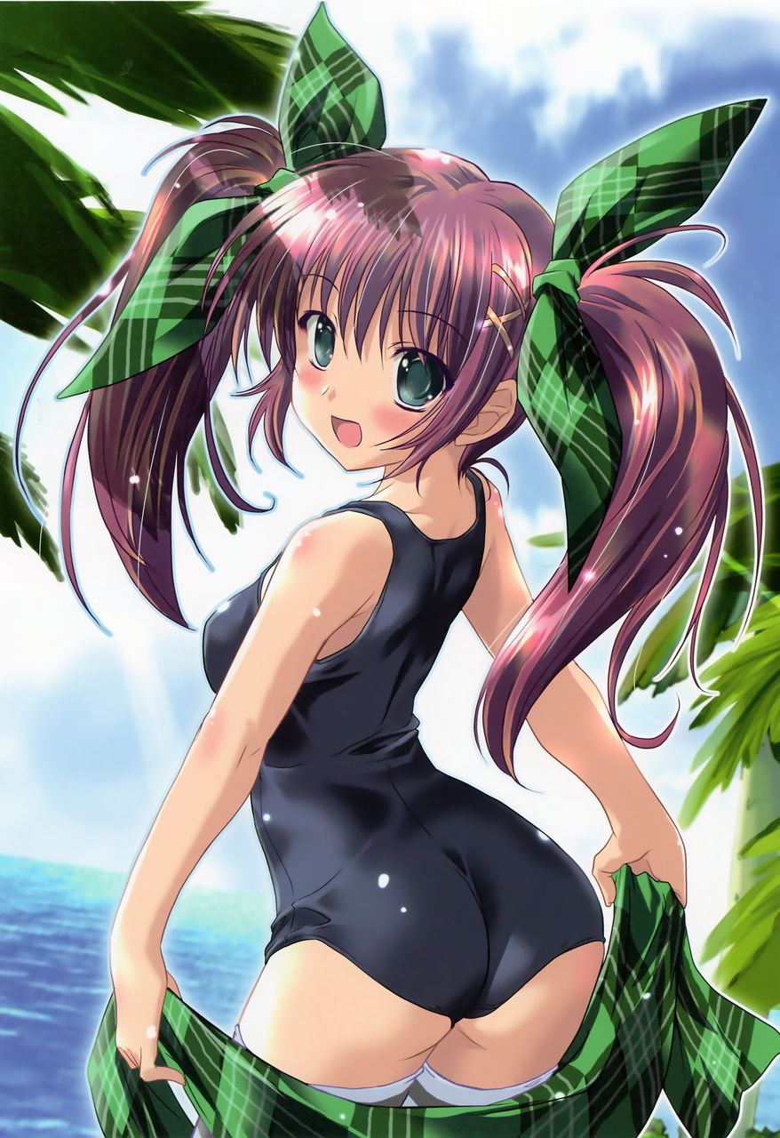 [Secondary swimsuit] annoying line of captivating body, beautiful girl image part1 of school swimsuit 24