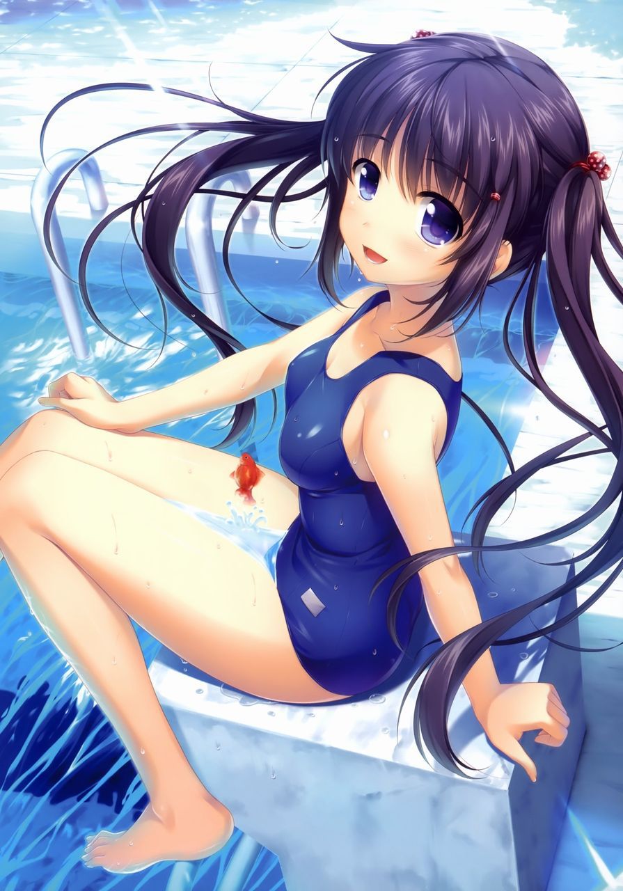 [Secondary swimsuit] annoying line of captivating body, beautiful girl image part1 of school swimsuit 8