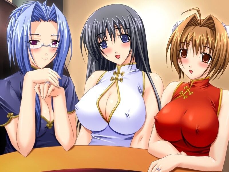 Two-dimensional harem image of naughty ♡ with multiple 15