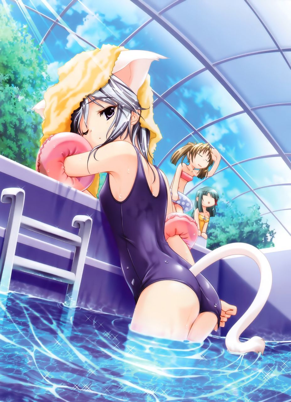 [secondary swimsuit] attractive body line annoying, beautiful girl image of school swimsuit part4 13