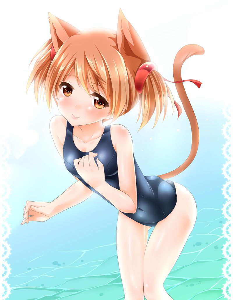 [secondary swimsuit] attractive body line annoying, beautiful girl image of school swimsuit part4 2