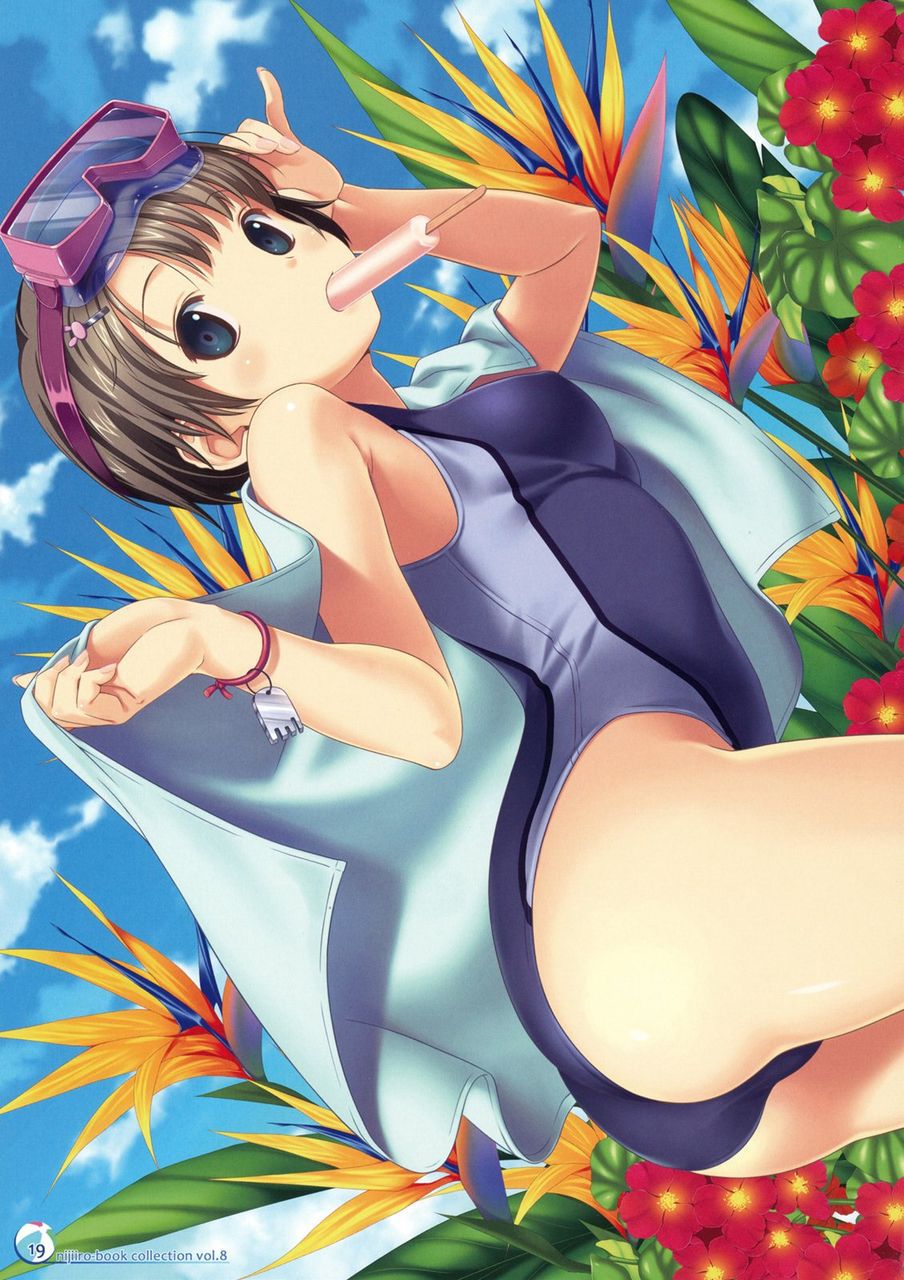 [secondary swimsuit] attractive body line annoying, beautiful girl image of school swimsuit part4 22