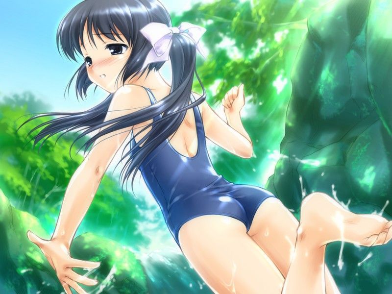 [secondary swimsuit] attractive body line annoying, beautiful girl image of school swimsuit part4 23