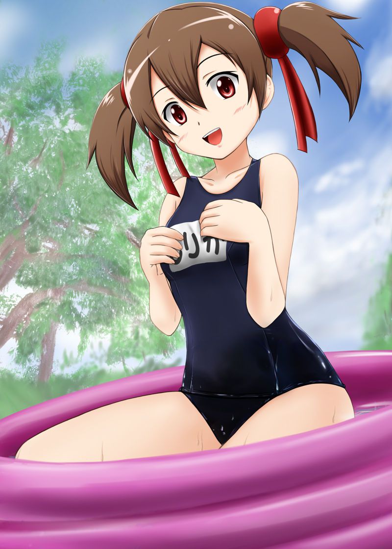 [secondary swimsuit] attractive body line annoying, beautiful girl image of school swimsuit part4 24