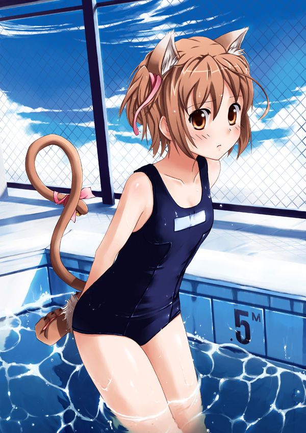 [secondary swimsuit] attractive body line annoying, beautiful girl image of school swimsuit part4 3