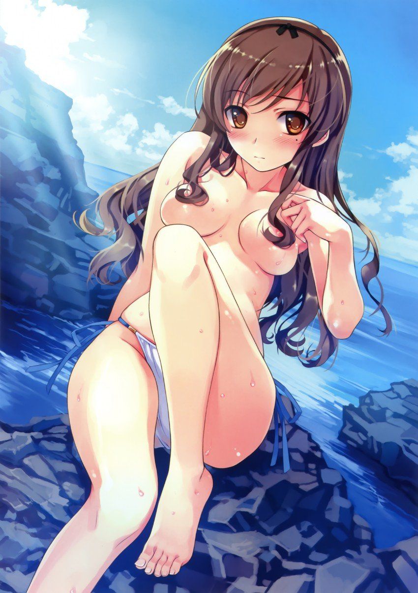 Do you want to see the swimsuit picture of the cute girl? Part2 1